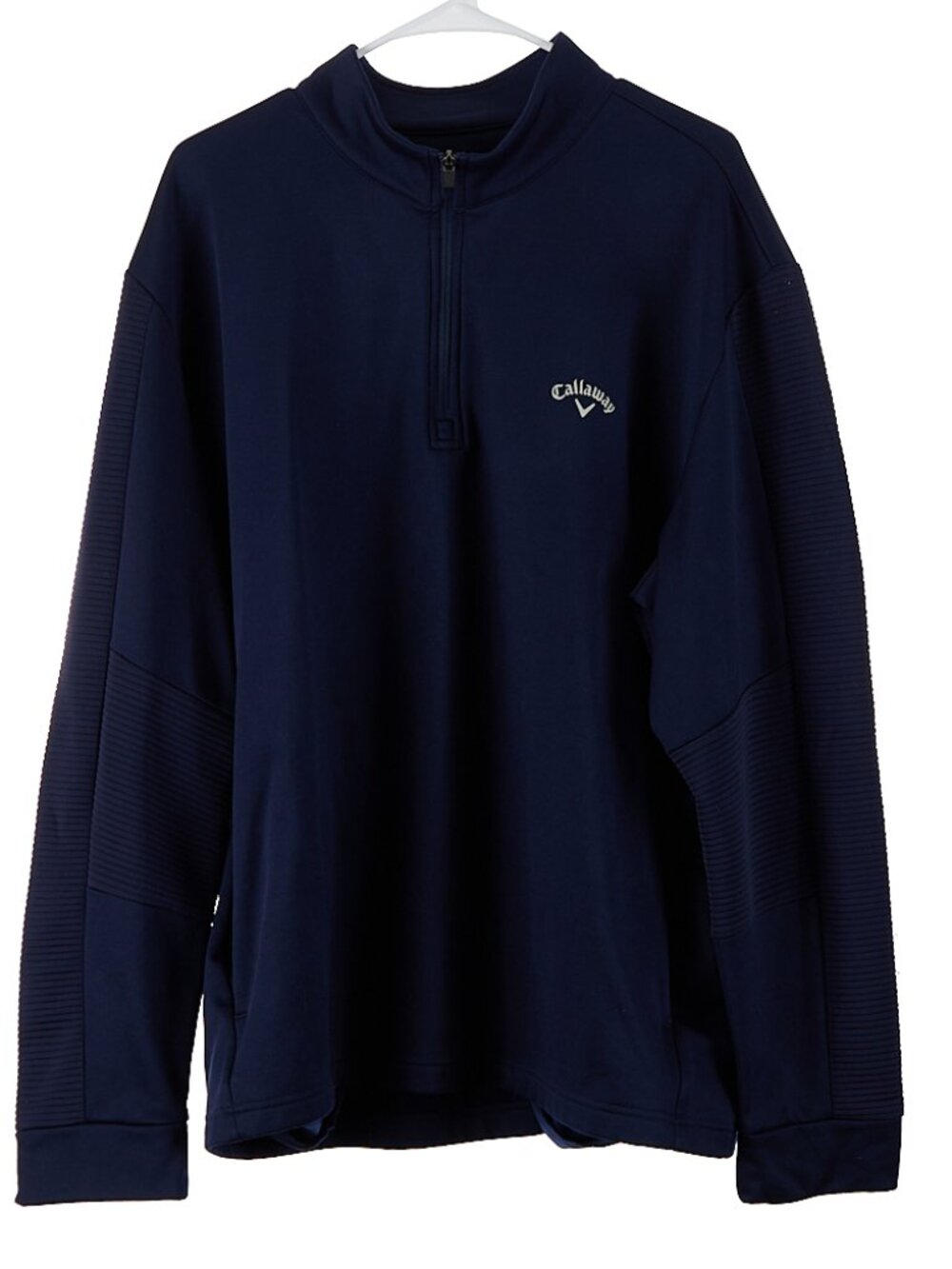 Callaway Navy Ottoman Tech 1/4 Zip Golf Pullover Sweatshirt Men's XXL